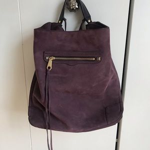 Rebecca Minkoff suede hobo bag